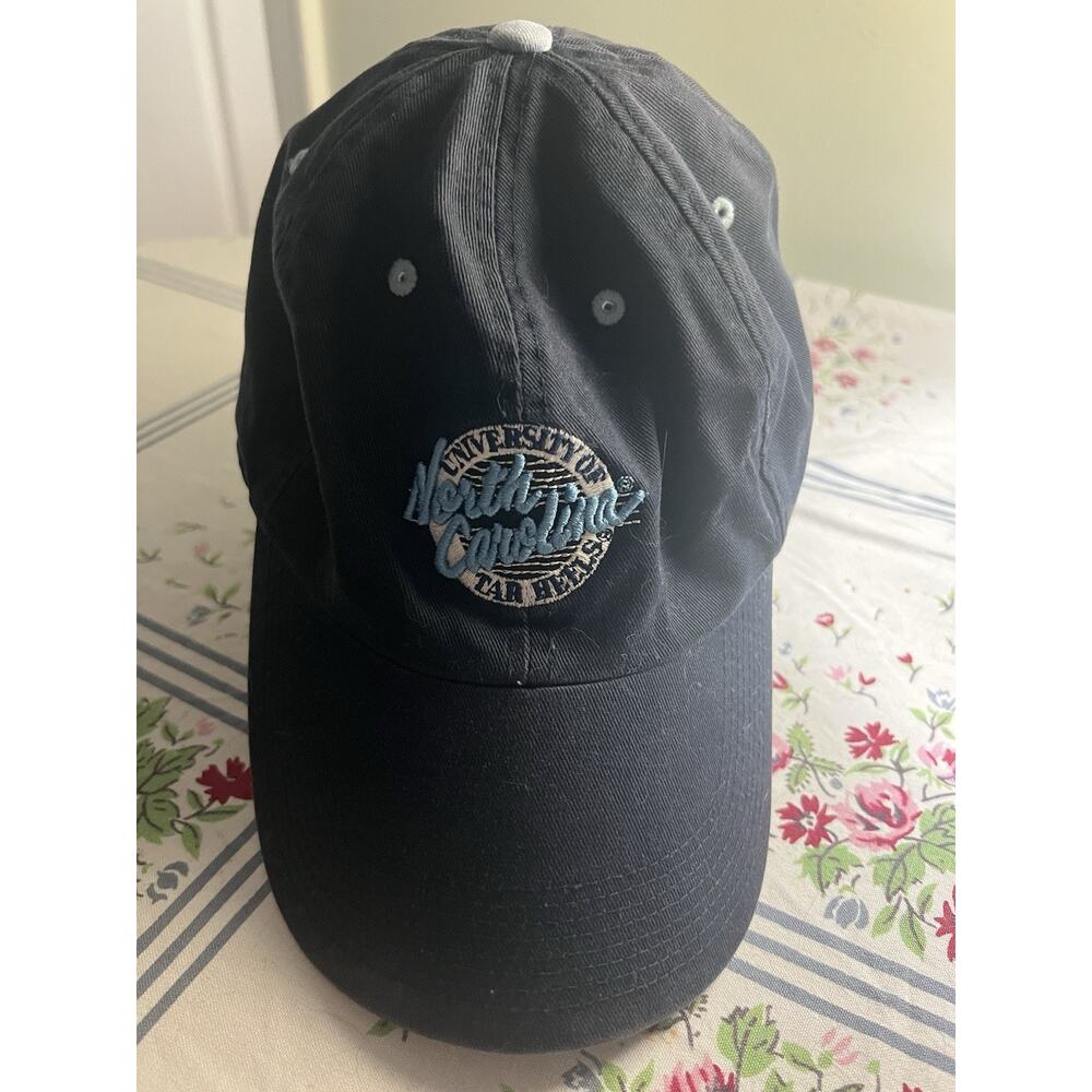 VTG The Game North Carolina Tar Heels UNC Circle Split Bar Logo Hat Dad Hat